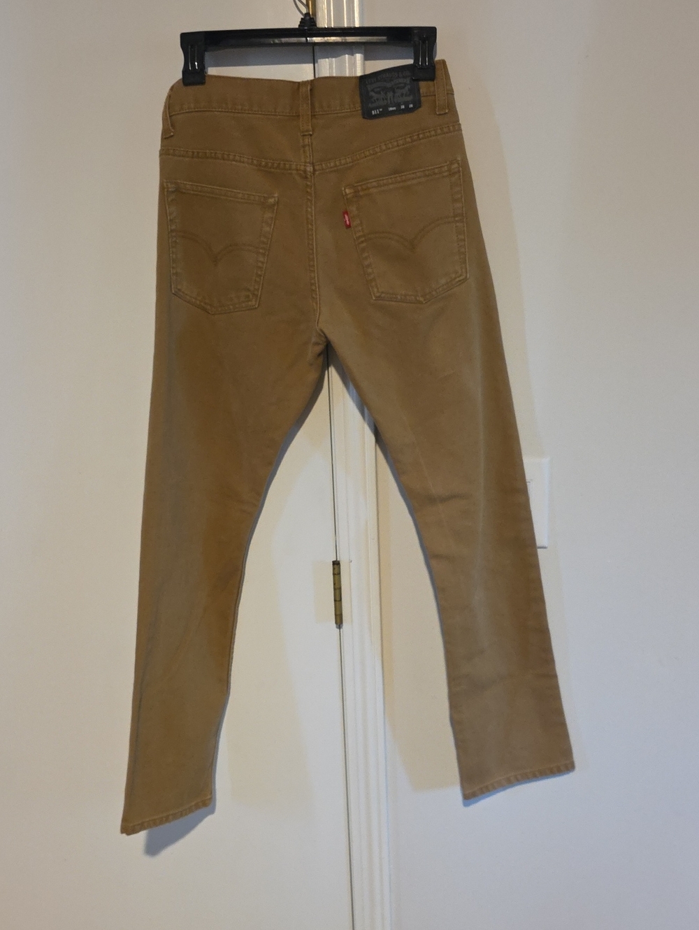 Levi's Kids Slim Straight Pants in Tan